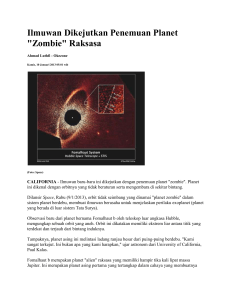 Ilmuwan Dikejutkan Penemuan Planet "Zombie" Raksasa