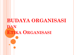 budaya organisasi - UIGM | Login Student