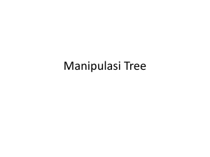 Manipulasi Tree