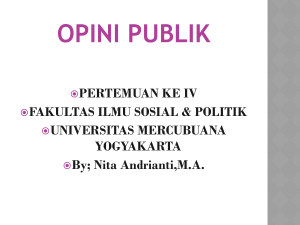 OPINI PUBLIK