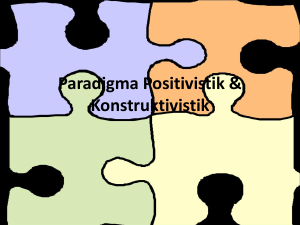 Paradigma Positivistik