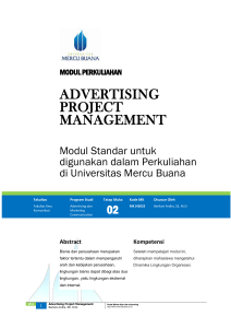 Modul Advertising Project Management [TM2]
