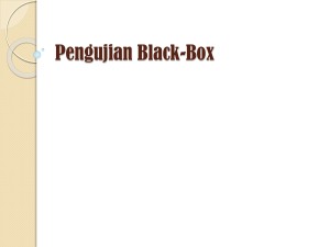 Pengujian Black-Box
