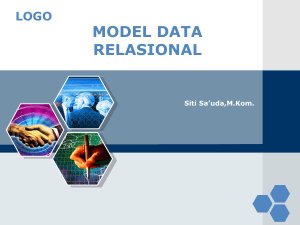 model data relasional - Bina Darma e