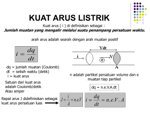 kuat arus listrik