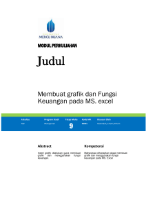 Membuat grafik - Universitas Mercu Buana