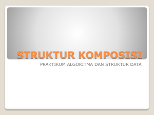 struktur komposisi - E