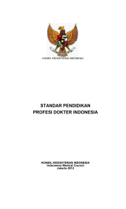 standar pendidikan profesi dokter indonesia