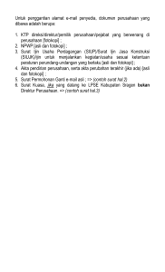 kop perusahaan - LPSE Kabupaten Sragen