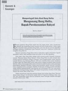 Mengenang Bung Hatta - Perpustakaan BAPPENAS