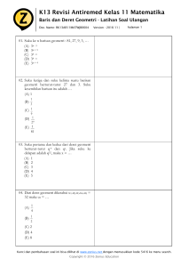 K13 Revisi Antiremed Kelas 11 Matematika