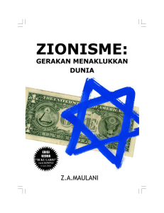 Zionisme Gerakan Menaklukan Dunia
