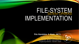 File-System INTERFACE - opencourseware universitas