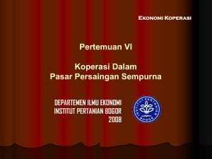 koperasi dalam ekonomi mikro