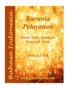 Pelayanan Nabi - Gill Ministries