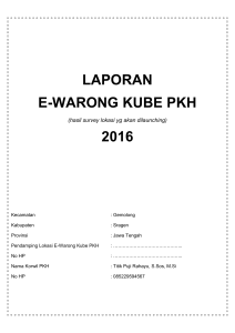 Survey E-Warung Pendamping ( ............... )