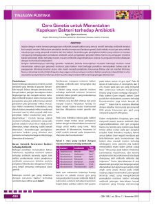 TINJAUAN PUSTAKA Cara Genetis untuk Menentukan