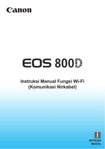 Instruksi Manual Fungsi Wi-Fi (Komunikasi Nirkabel)