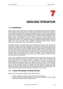 Bab-7 Geologi Struktur