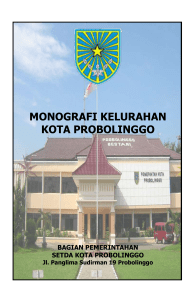 monografi kelurahan - KELURAHAN KEDUNGGALENG