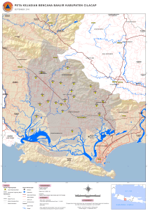 peta kejadian bencana banjir kabupaten cilacap