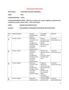 SATUAN ACARA PERKULIAHAN MATA KULIAH : AKUNTANSI