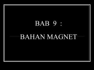 bab 9 : bahan magnet