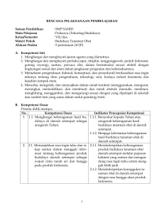 RENCANA PELAKSANAAN PEMBELAJARAN