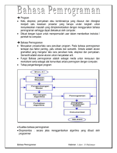 2 Bahasa Pemrograman