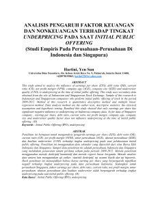 analisis pengaruh faktor keuangan dan nonkeuangan terhadap