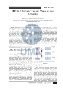 MPEG-7: Sebuah Tinjauan Menuju Level Semantik (PDF