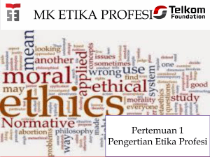 mk etika profesi