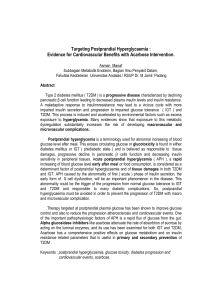 Targeting Postprandial Hyperglycaemia