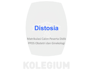 Distosia - フジックス - edutenagakesehatan.tk