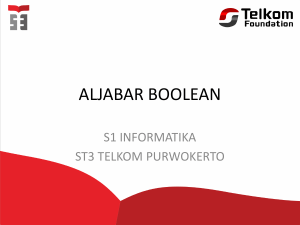 aljabar boolean - Emi Iryanti