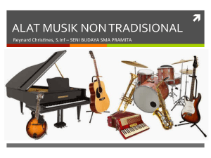 alat musik non tradisional
