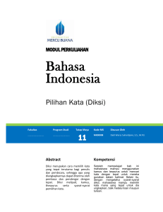 Modul Bahasa Indonesia [TM11]