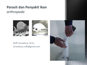 Parasit dan Penyakit Ikan arthropoda