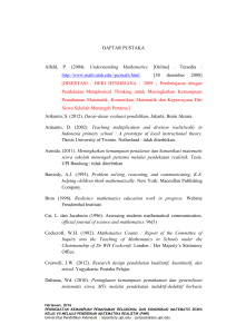 DAFTAR PUSTAKA Alfeld, P. (2004). Understanding Mathematics