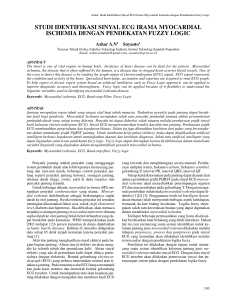 studi identifikasi sinyal ecg irama myocardial ischemia