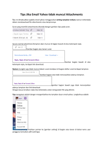 Tips Jika Email Yahoo tidak muncul Attachmen