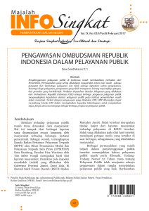 pengawasan ombudsman republik indonesia dalam pelayanan publik