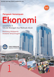 Mengasah Kemampuan Ekonomi 1, Bambang