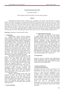 Jurnal Teknika Vol. 5 No.1 Maret 2013 ISSN