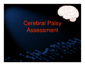 Cerebral Palsy Assessment