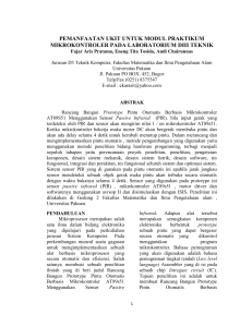 pemanfaatan ukit untuk modul praktikum mikrokontroler pada