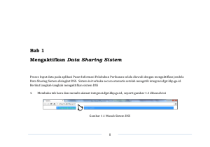 Bab 1 Mengaktifkan Data Sharing Sistem - Unified Login System