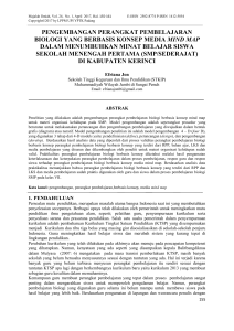 pengembangan perangkat pembelajaran biologi