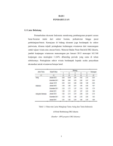 BAB I PENDAHULUAN I.1 Latar Belakang Pertumbuhan ekonomi