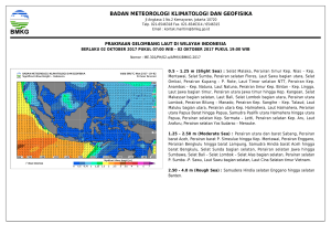 Prakiraan Cuaca Wilayah Pelayanan